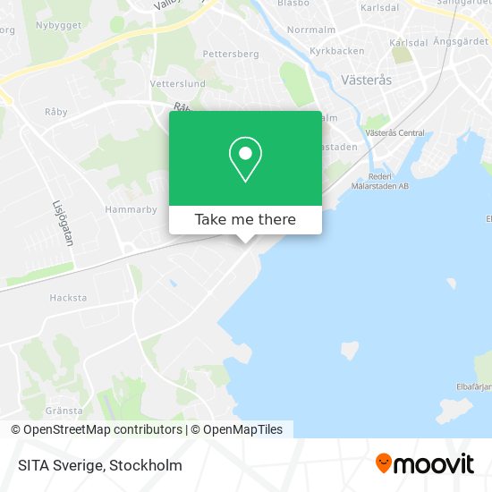 SITA Sverige map