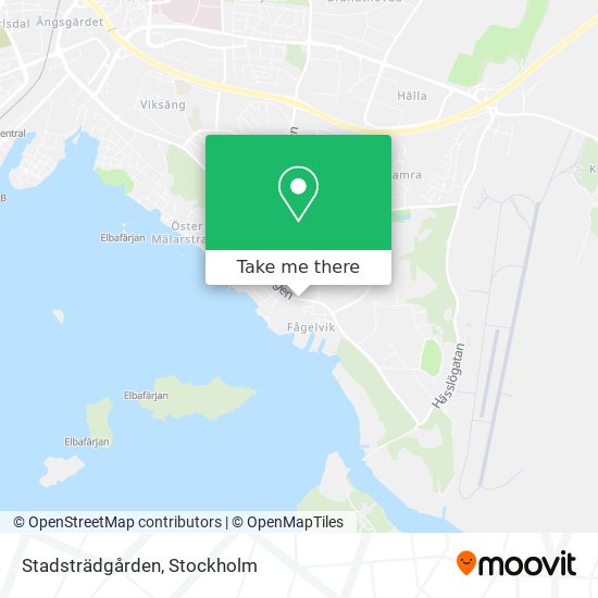 Stadsträdgården map