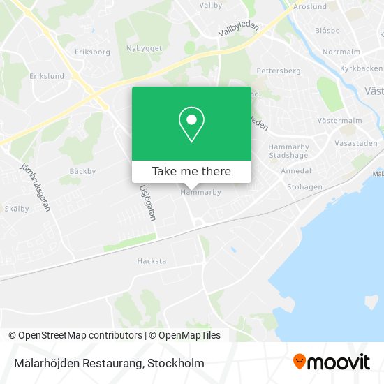 Mälarhöjden Restaurang map