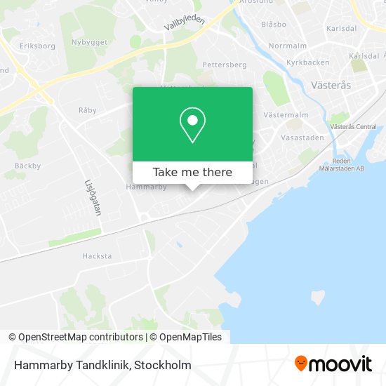 Hammarby Tandklinik map