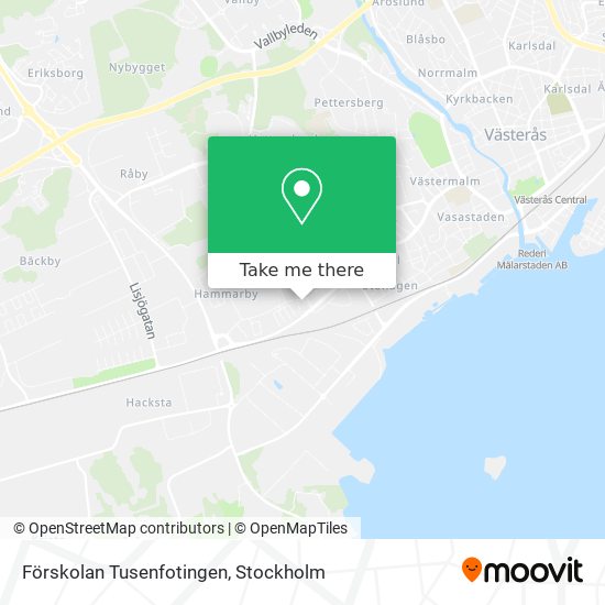 Förskolan Tusenfotingen map