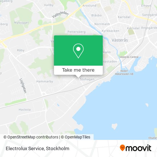 Electrolux Service map