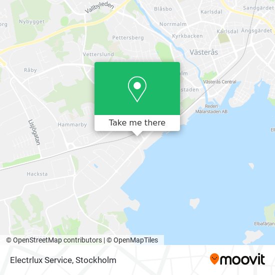 Electrlux Service map