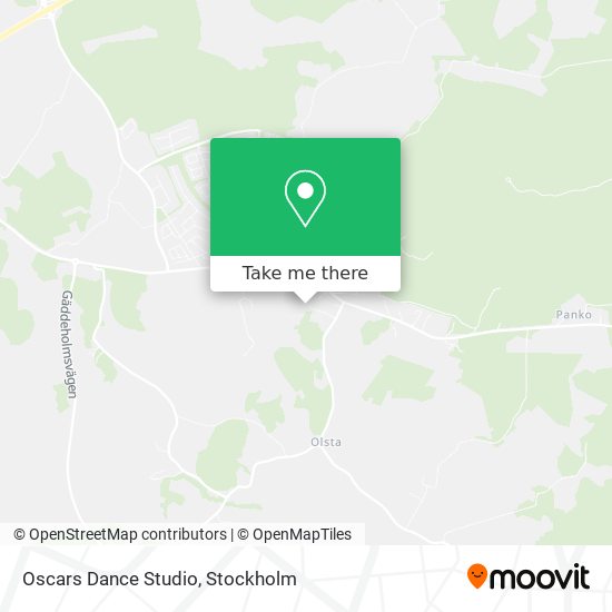 Oscars Dance Studio map