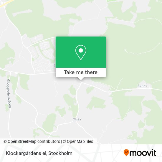 Klockargårdens el map