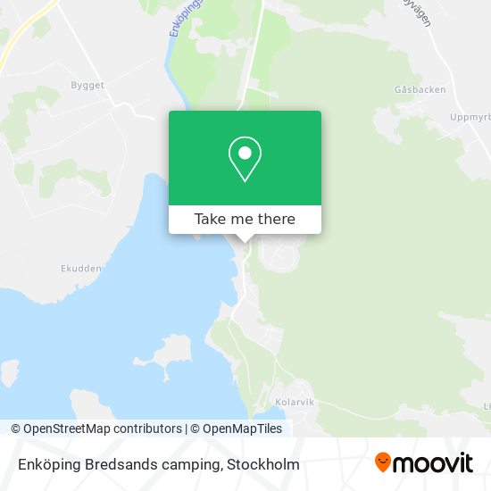 Enköping Bredsands camping map