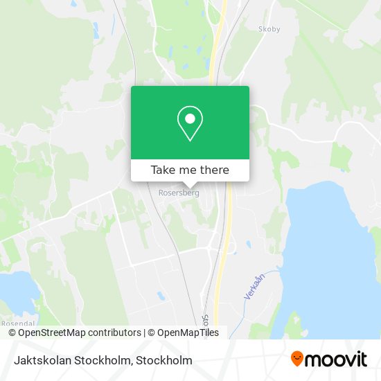 Jaktskolan Stockholm map