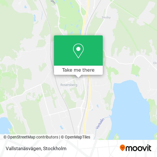 Vallstanäsvägen map