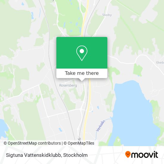 Sigtuna Vattenskidklubb map