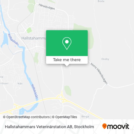 Hallstahammars Veterinärstation AB map