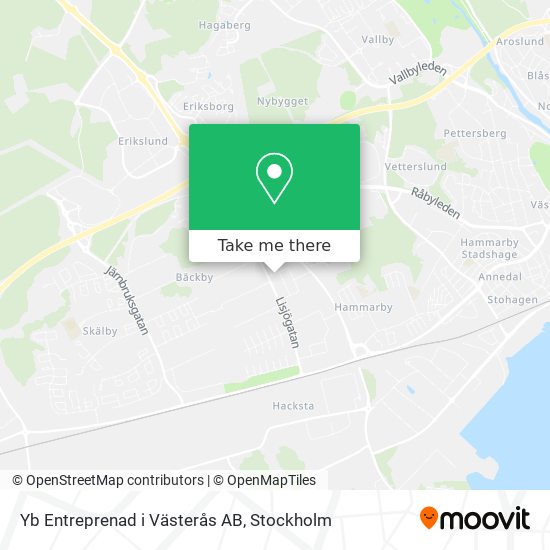 Yb Entreprenad i Västerås AB map