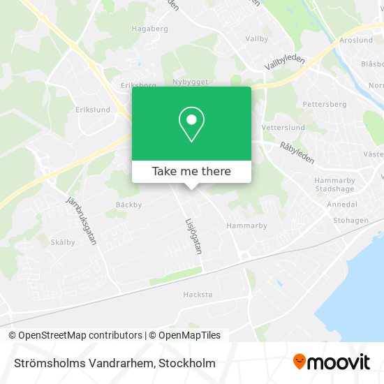 Strömsholms Vandrarhem map