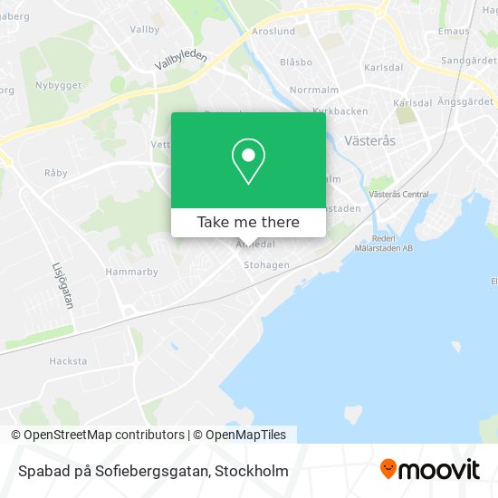 Spabad på Sofiebergsgatan map