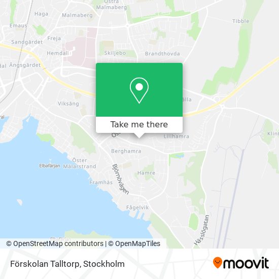 Förskolan Talltorp map