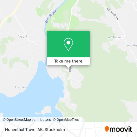 Hohenthal Travel AB map