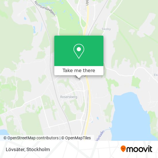 Lövsäter map