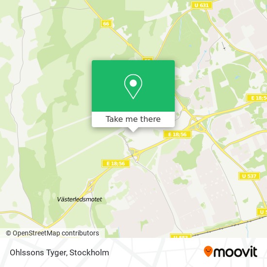 Ohlssons Tyger map