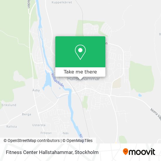 Fitness Center Hallstahammar map