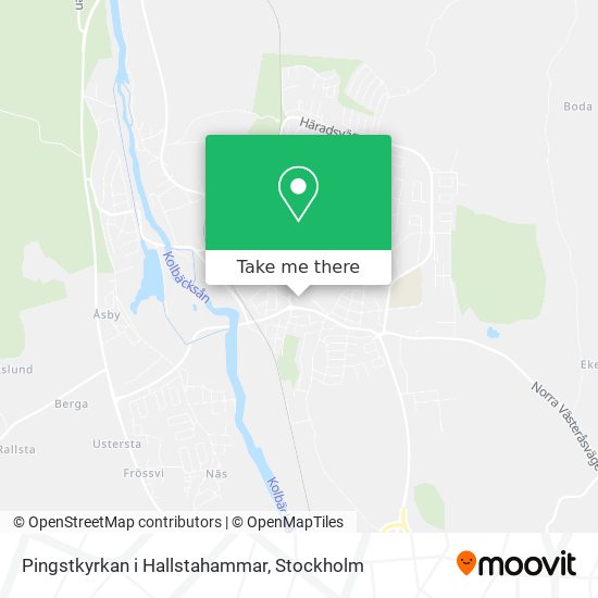 Pingstkyrkan i Hallstahammar map