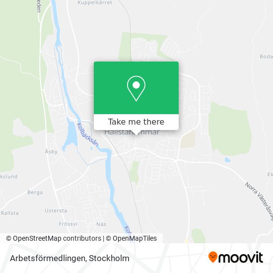 Arbetsförmedlingen map