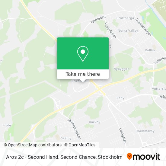 Aros 2c - Second Hand, Second Chance map