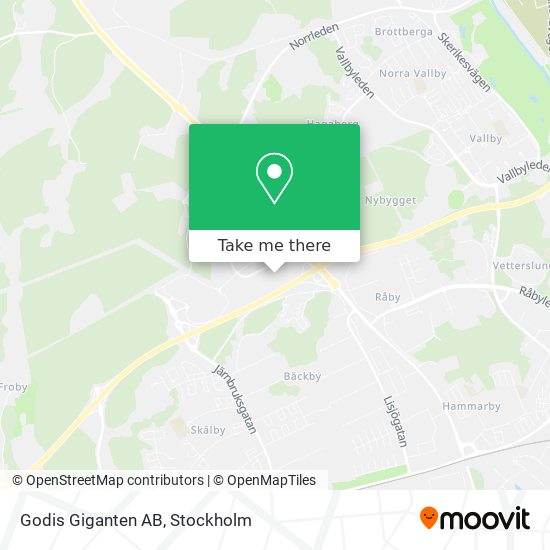 Godis Giganten AB map