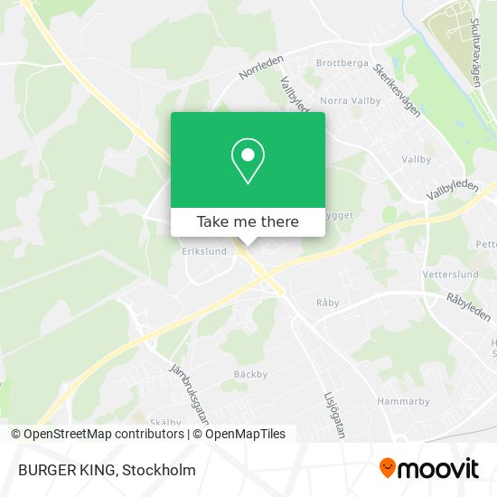 BURGER KING map