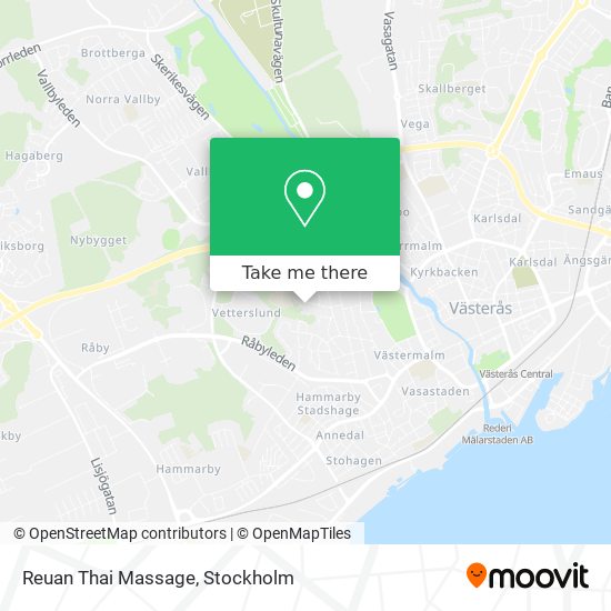 Reuan Thai Massage map