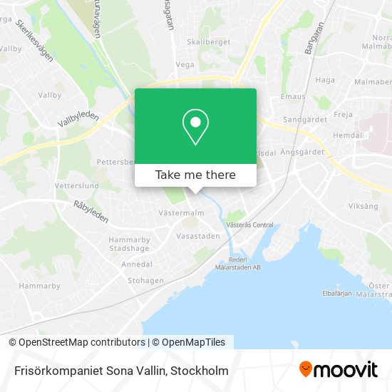 Frisörkompaniet Sona Vallin map