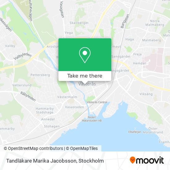 Tandläkare Marika Jacobsson map