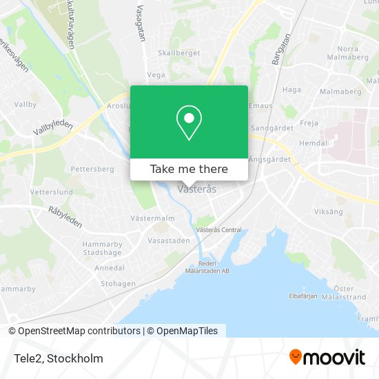 Tele2 map