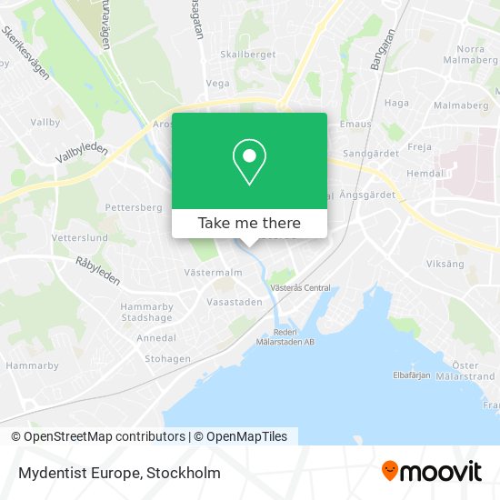 Mydentist Europe map