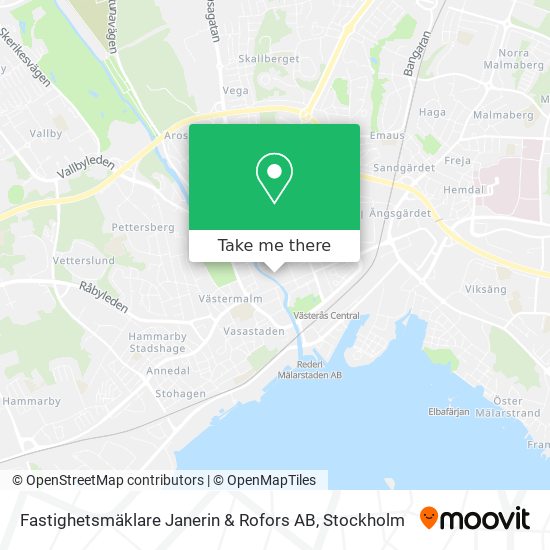 Fastighetsmäklare Janerin & Rofors AB map