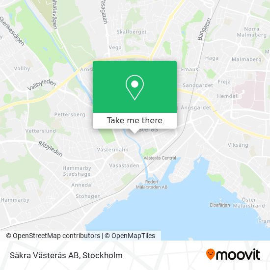 Säkra Västerås AB map