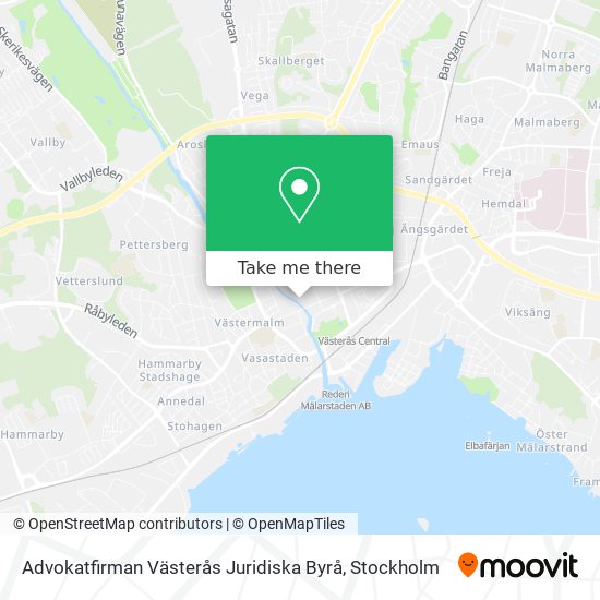 Advokatfirman Västerås Juridiska Byrå map