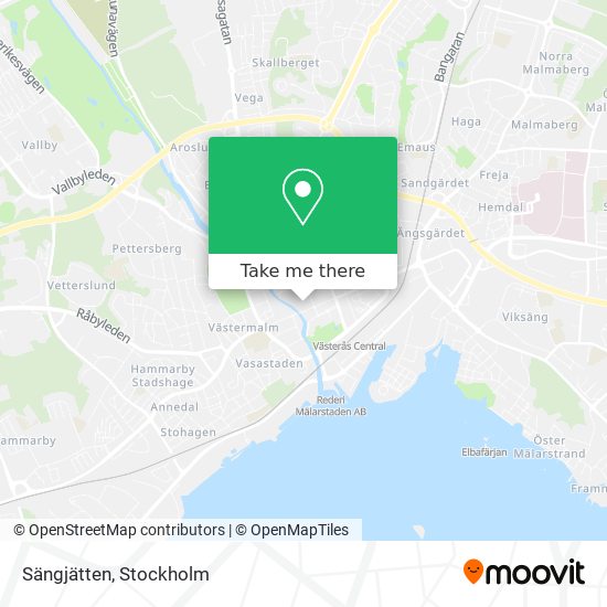 Sängjätten map