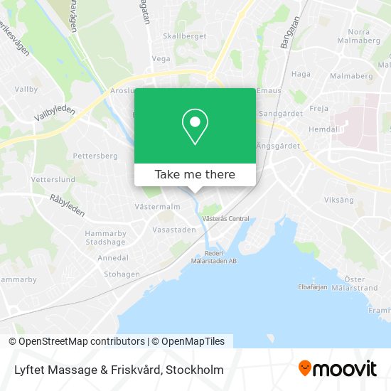 Lyftet Massage & Friskvård map