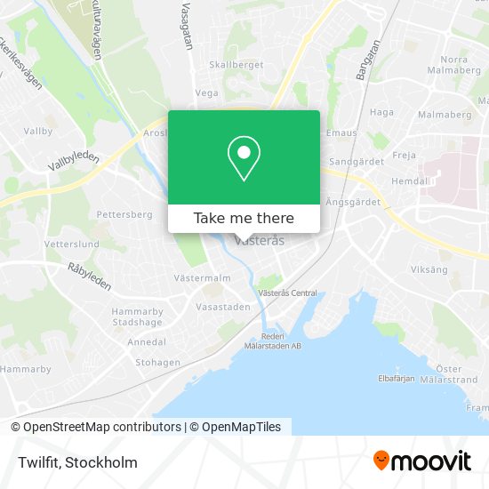 Twilfit map