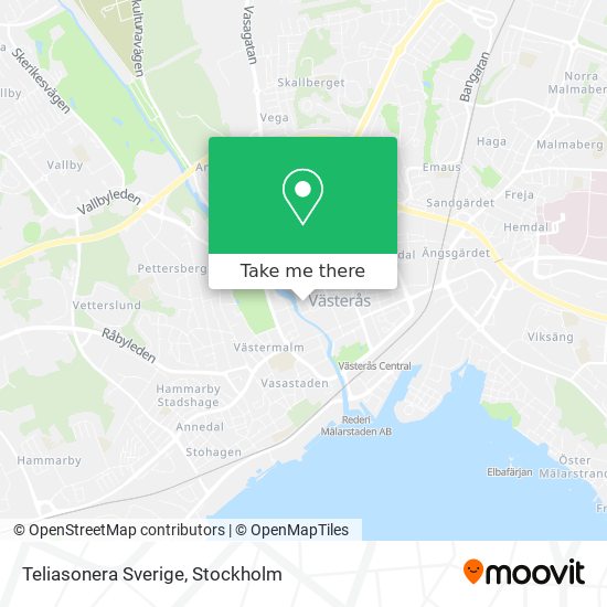 Teliasonera Sverige map