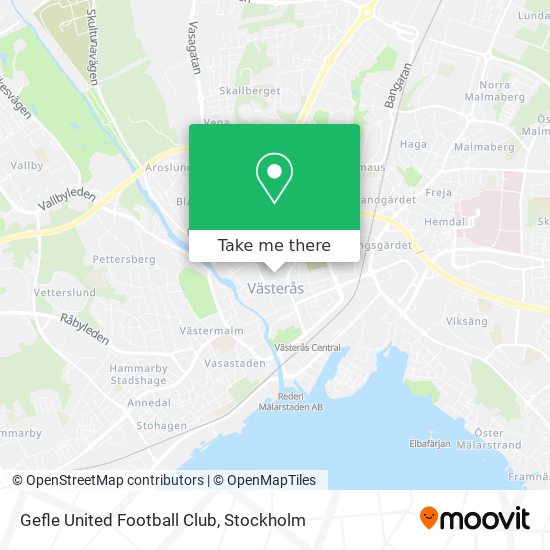 Gefle United Football Club map