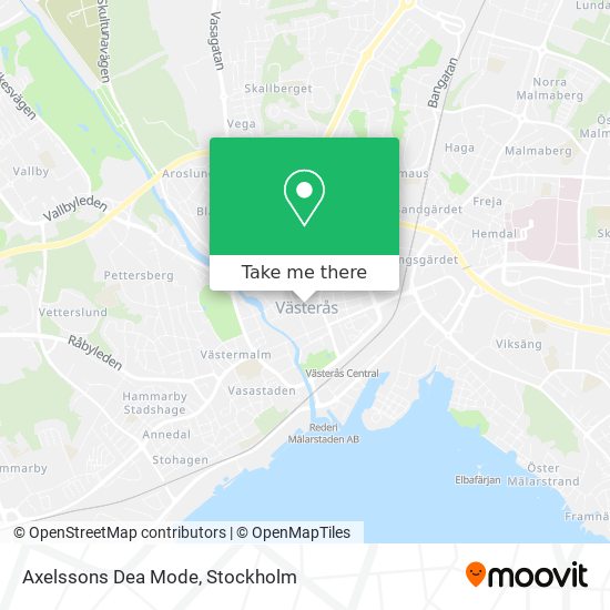 Axelssons Dea Mode map