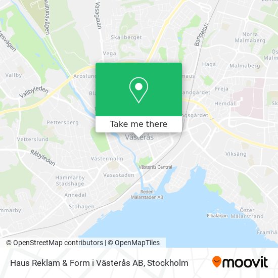 Haus Reklam & Form i Västerås AB map