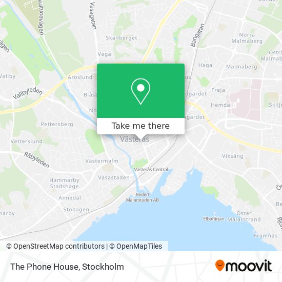 The Phone House map