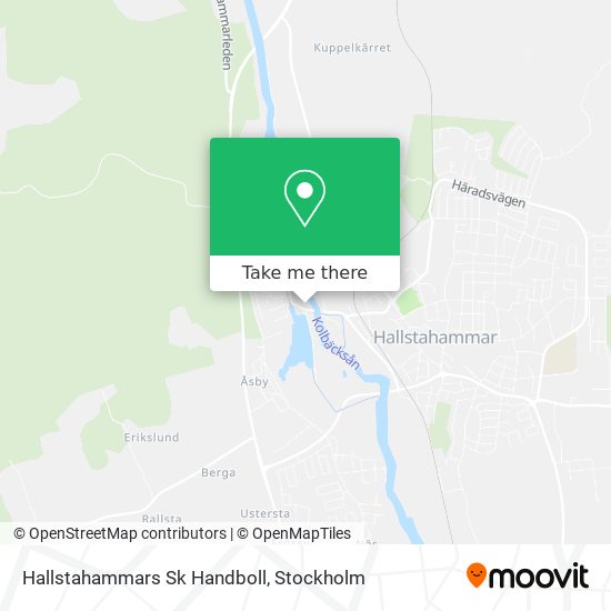 Hallstahammars Sk Handboll map