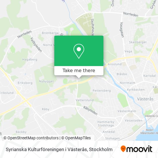 Syrianska Kulturföreningen i Västerås map