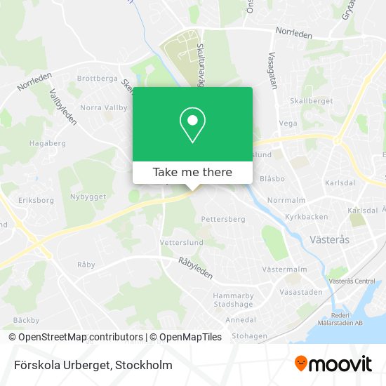 Förskola Urberget map