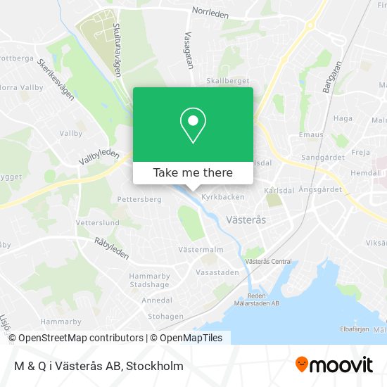 M & Q i Västerås AB map