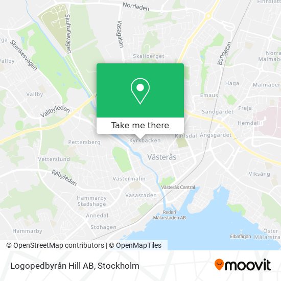 Logopedbyrån Hill AB map