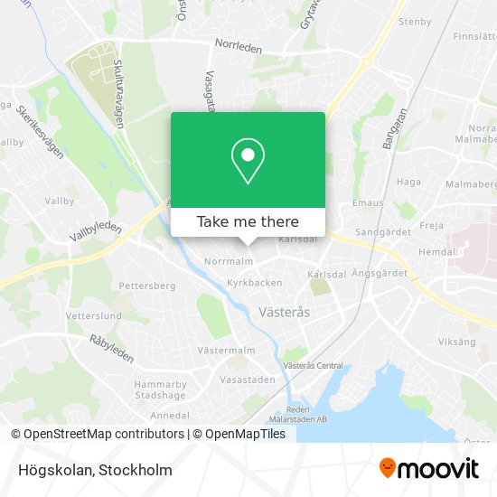 Högskolan map