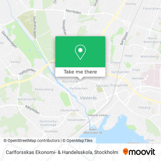 Carlforsskas Ekonomi- & Handelsskola map